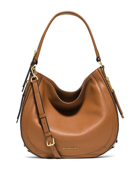 michael kors bags brown|michael kors brown leather backpack.